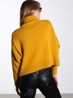 Aisha Rollneck Jumper - Amber