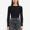 Alexa Long Sleeve Tee - Black