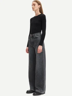 Alexa Long Sleeve Tee - Black