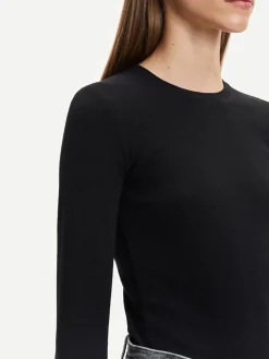 Alexa Long Sleeve Tee - Black