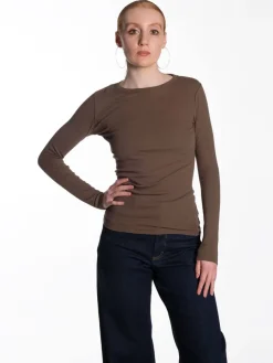 Alexa Long Sleeve Tee - Crocodile
