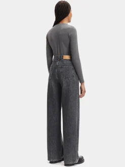 Alexa Long Sleeve Tee - Dark Grey Melange