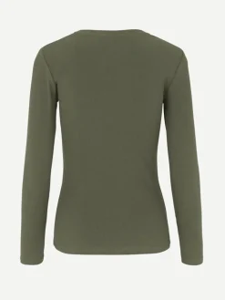 Alexa Long Sleeve Tee - Deep Depths