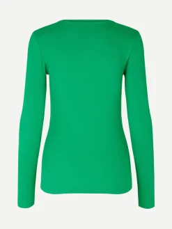 Alexa Long Sleeve Tee - Fern Green