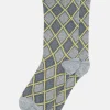 Alicia Glitter Socks - Dusty Blue
