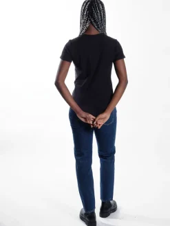 Any2 Scoop Neck T-shirt - Black