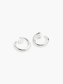 Contour Earrings - Silver