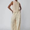 Cotton Stitch Vest - Creme