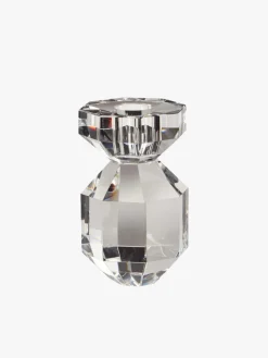 Gem Candlestick Holder - Clear