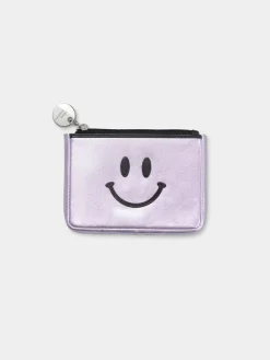 Happy Leather Purse - Lilac