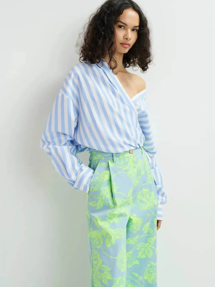 Hare Shirt - Blue Stripe