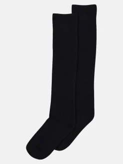 Inga Knee High Socks - Black