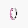 Kate Huggie Earring - Silver Lilac