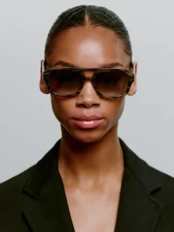 Kaya sunglasses - Striped Horn