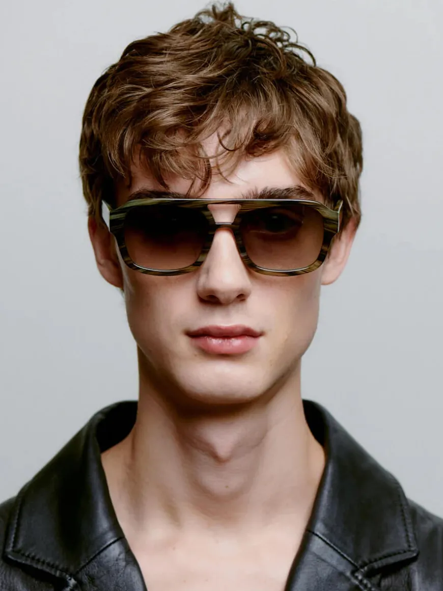 Kaya sunglasses - Striped Horn