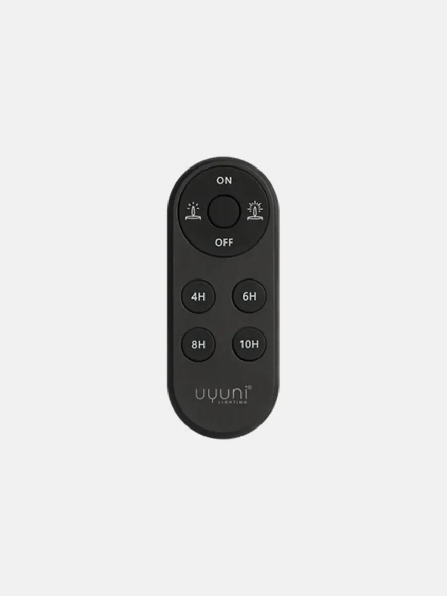 LED Candle Remote Control - Oval Black