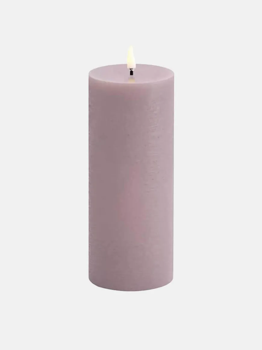 LED Pillar Candle 7.8x20 - Light Lavender