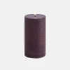 LED Pillar Candle 7.8x15 - Plum