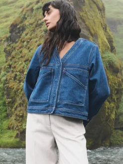 LR-Kosa 7 Jacket - Dark wash