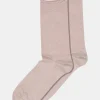 Lucinda Glitter Socks - Silver Pink