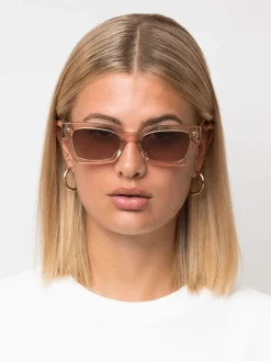 Luna Sunglasses - Gradient Brown Champagne