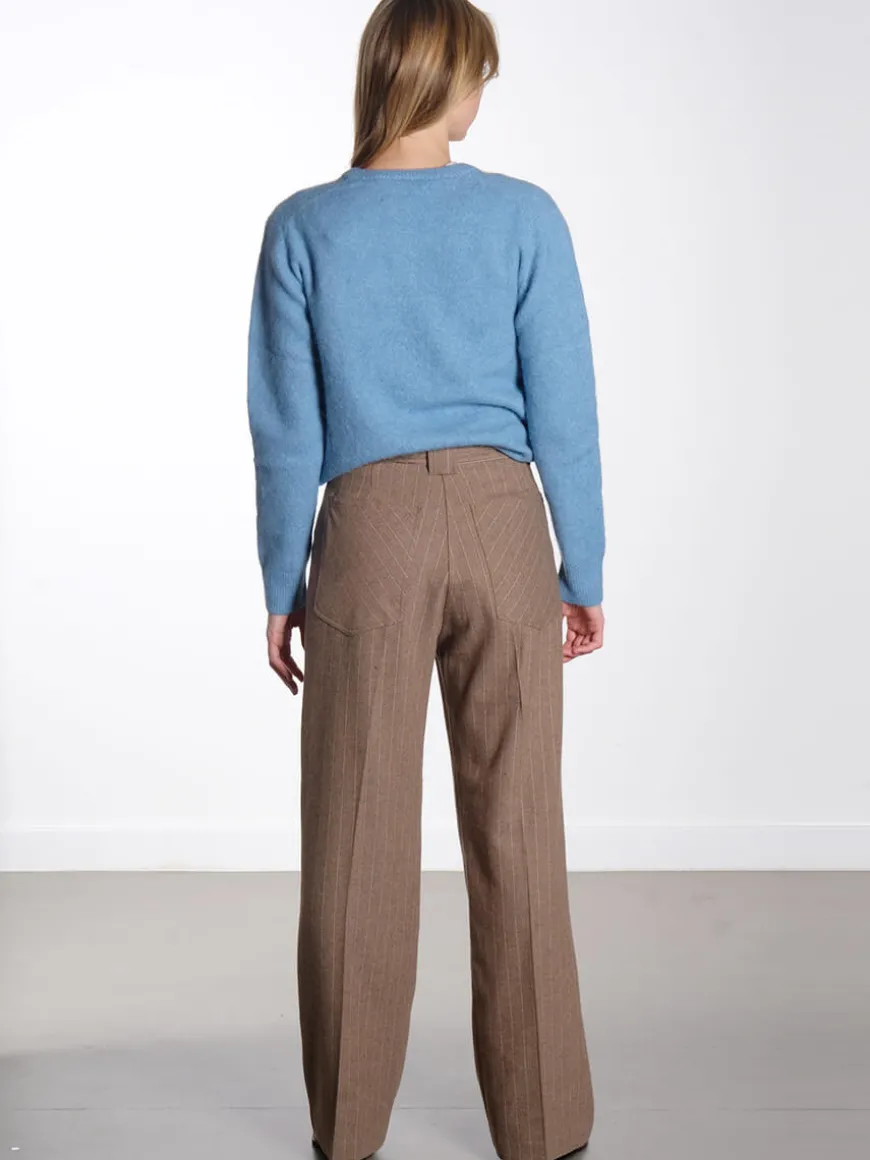 Matt - Graphic Wool Stripe - Wren