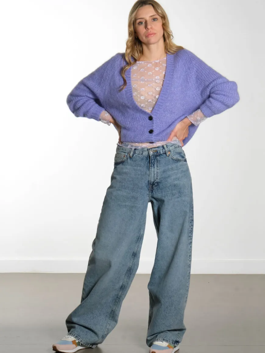 Morgan Cardigan - Purple