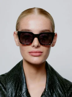 Nancy Sunglasses - Black Demi Tortoise