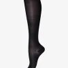 Nelly Knee Socks - Black Glitter
