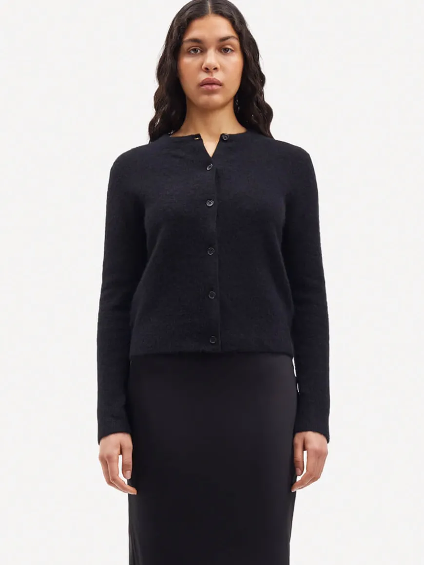 Nor Short Cardigan - Black