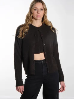 Nor Short Cardigan - Chocolate Torte