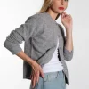 Nor Short Cardigan - Grey Melange