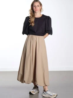 OBJAlda Balloon Maxi Skirt - Twill