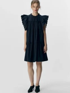 OBJHope Ruffled Mini Dress - Sky Captain