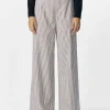 OBJLisa Wide Pants - Cloud Dancer/Morel