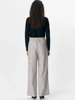 OBJLisa Wide Pants - Cloud Dancer/Morel