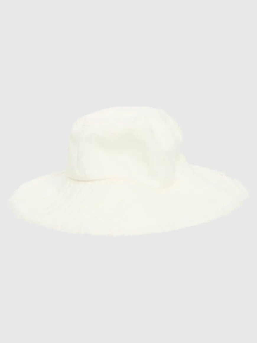 OBJLuana Denim Bucket Hat - White
