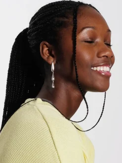 Oculus Earrings - Silver
