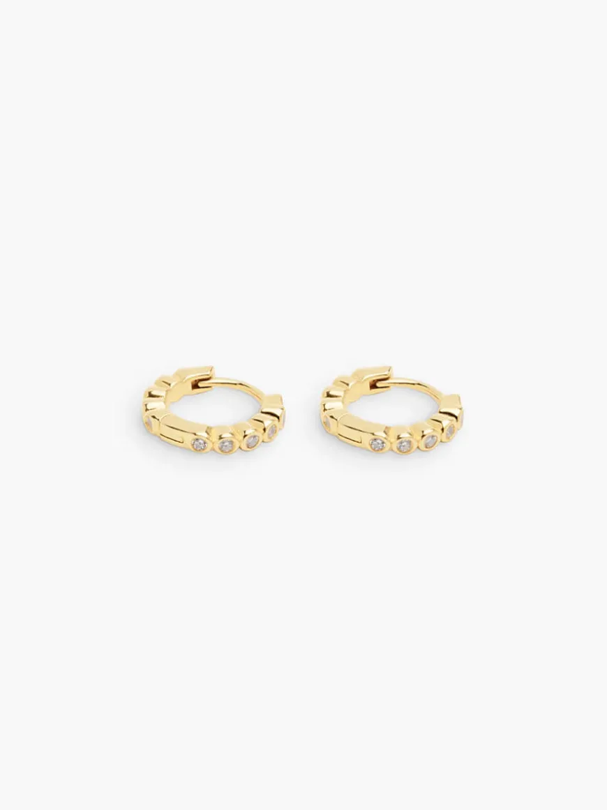 Oda Mini Hoops - Gold