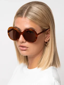 Olivia Sunglasses - Brown Havana