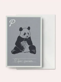 P is for Panda Card