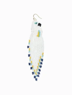 Parrot Miyuki Earring - White