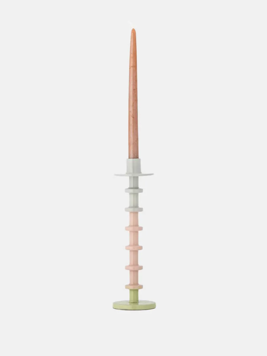 Peach Candle Holder