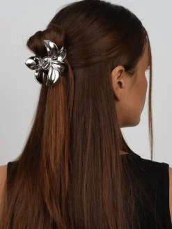 Plumeria Metallic Big Hairgrip