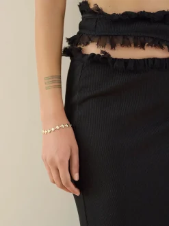 Reflection Oval Bracelet - Gold
