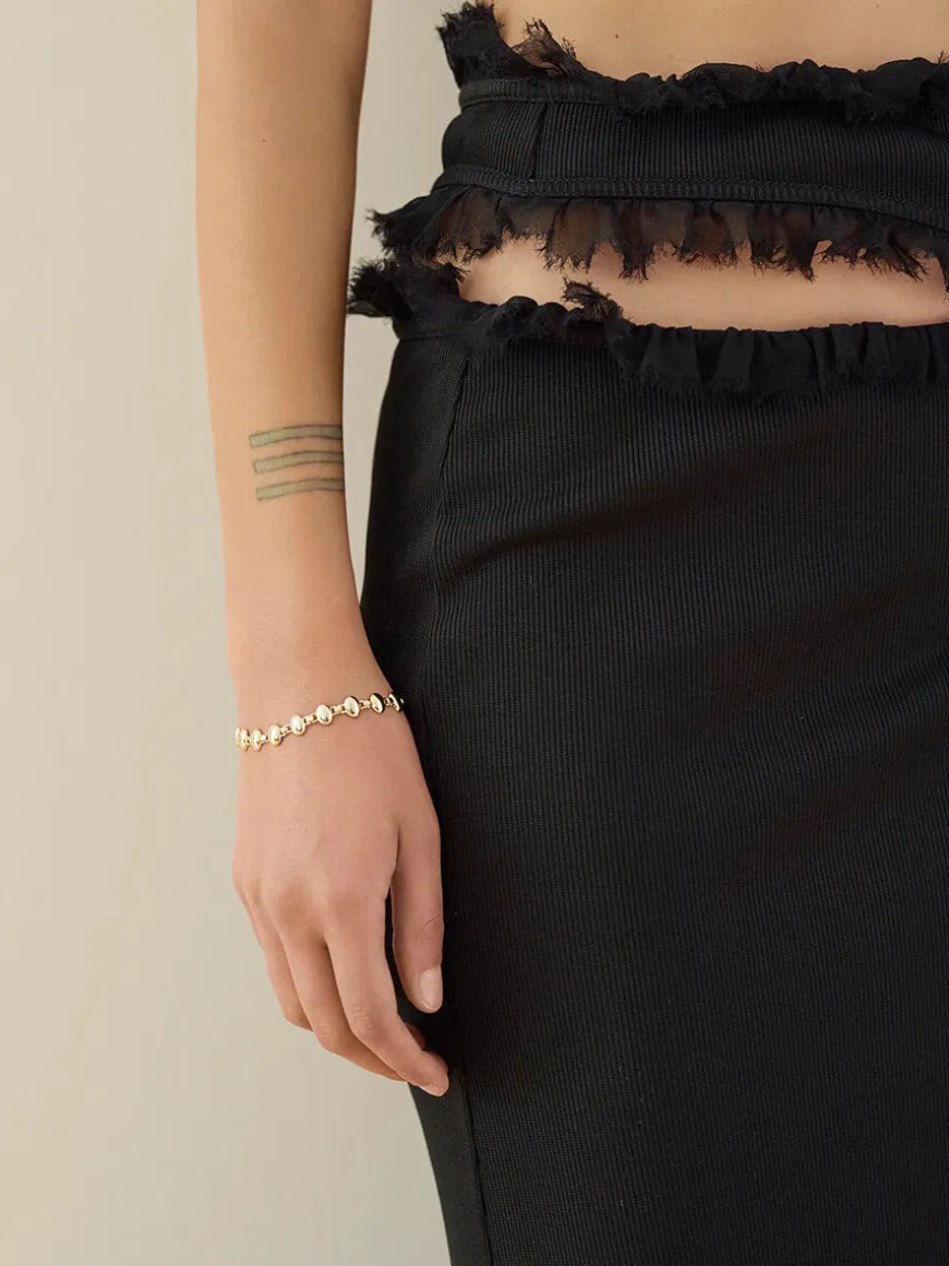 Reflection Oval Bracelet - Gold