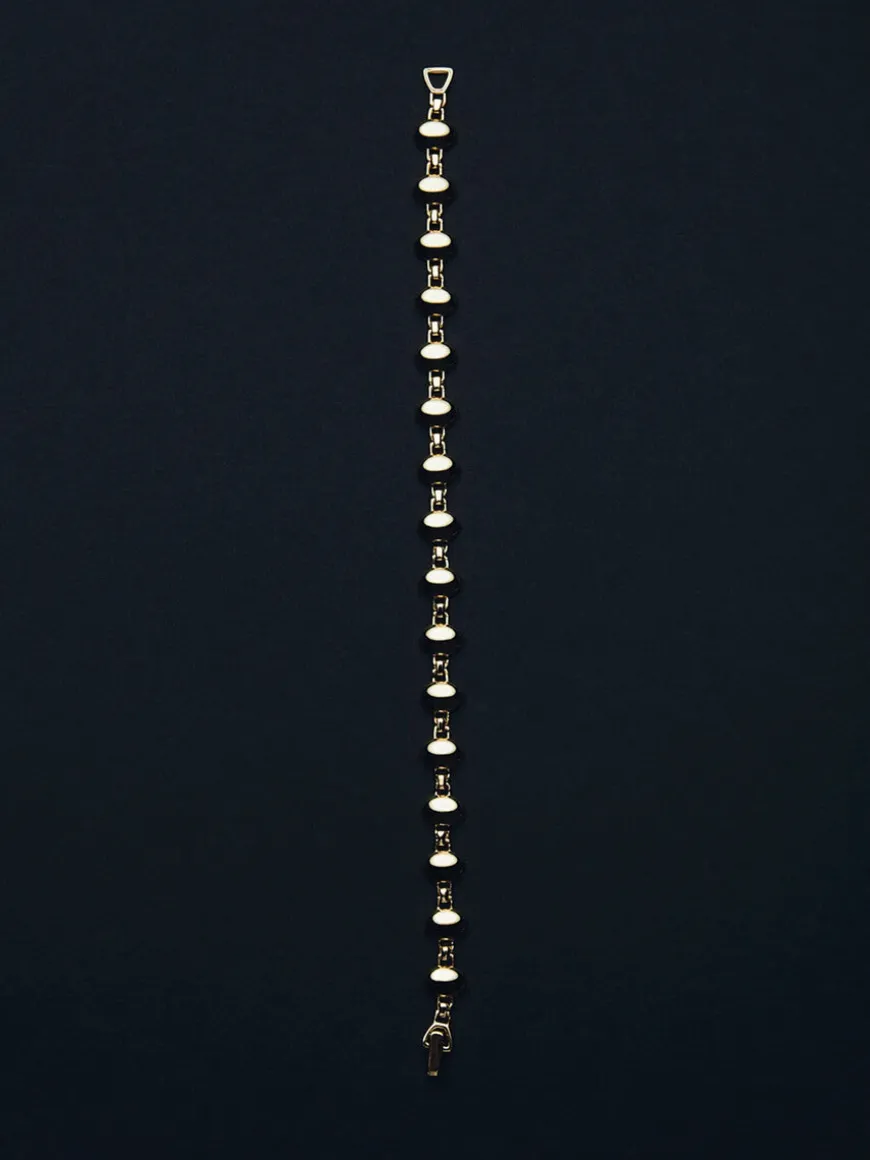 Reflection Oval Bracelet - Gold