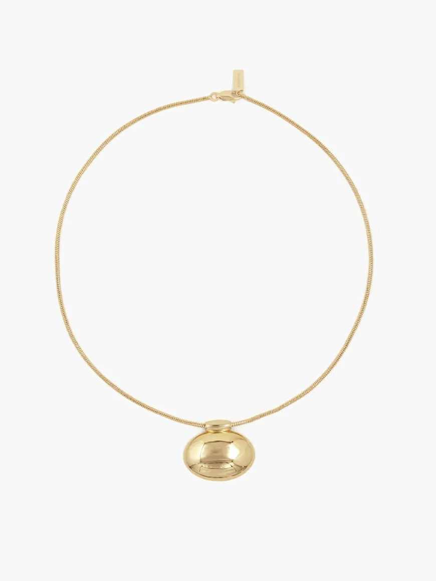 Reflection Pendant Necklace - Gold