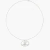 Reflection Pendant Necklace - Silver