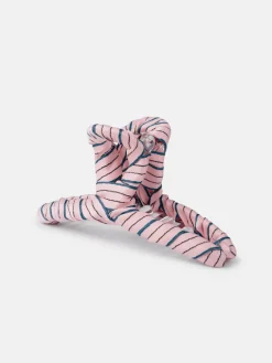 Ribbon Spring Clip - Rose Big